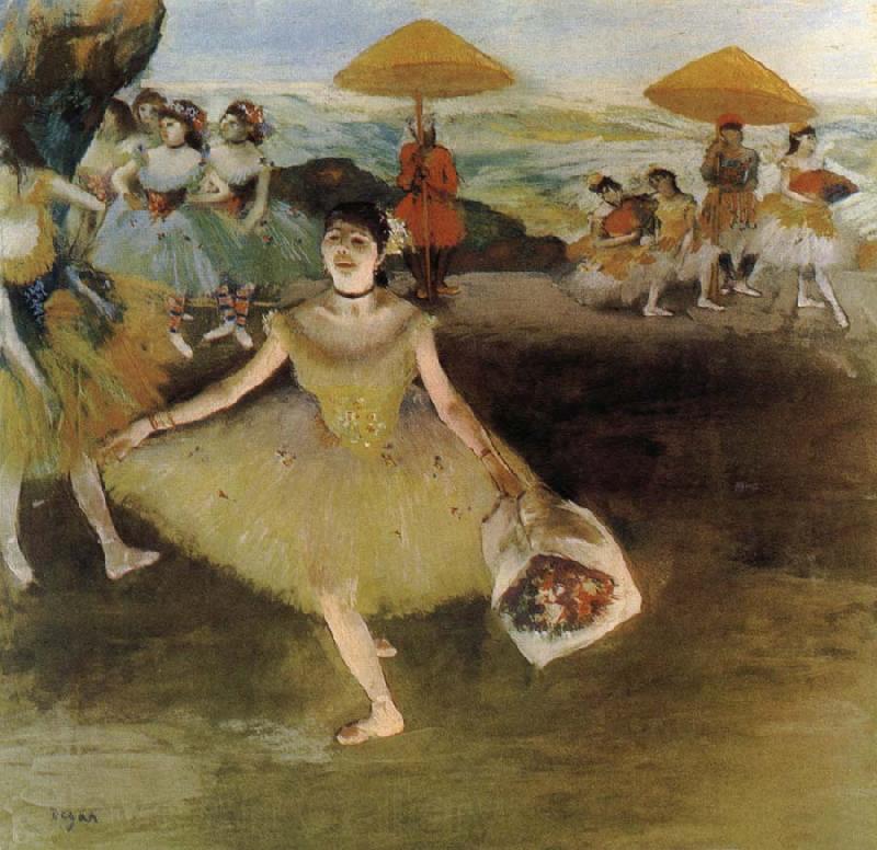 Edgar Degas Curtain call